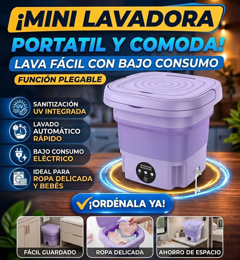 MINI LAVADORA PORTATIL